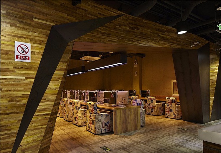 網(wǎng)咖空間設計效果圖